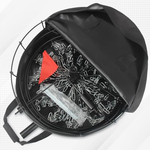 HIAARO Disc Golf Basket Carrying Bag, Disc Golf Portable Water Resistant Transit Bag - Image 3