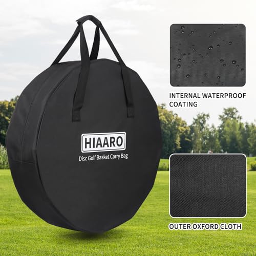 HIAARO Disc Golf Basket Carrying Bag, Disc Golf Portable Water Resistant Transit Bag - Image 5