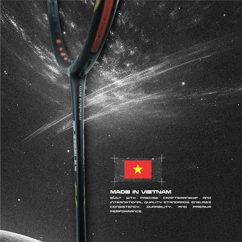 Apacs Z-Ziggler Next Gen (Unstrung) | 38lbs max Tension | Ultra Slim Shaft | 100% Japanese Graphite | (4U) Head Heavy Balance | Aerodox Frame | Made in Vietnam Badminton Racket with Cover (Black) - Image 2