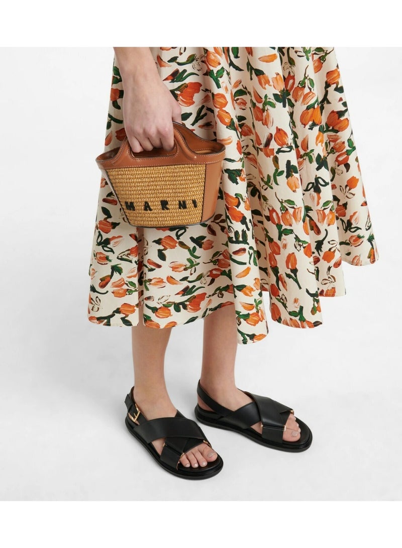 Mn Marni Mini Woven Tote Basket Bag Crossbody Bag - Image 4