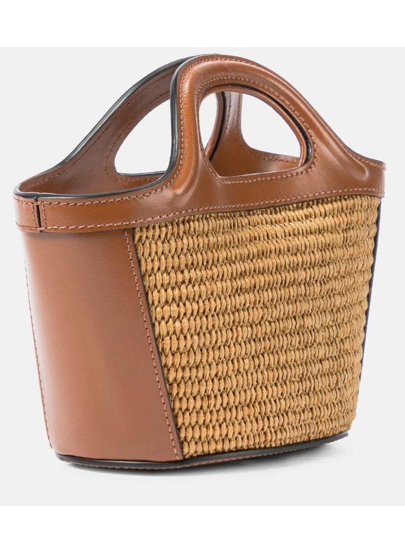 Mn Marni Mini Woven Tote Basket Bag Crossbody Bag - Image 2