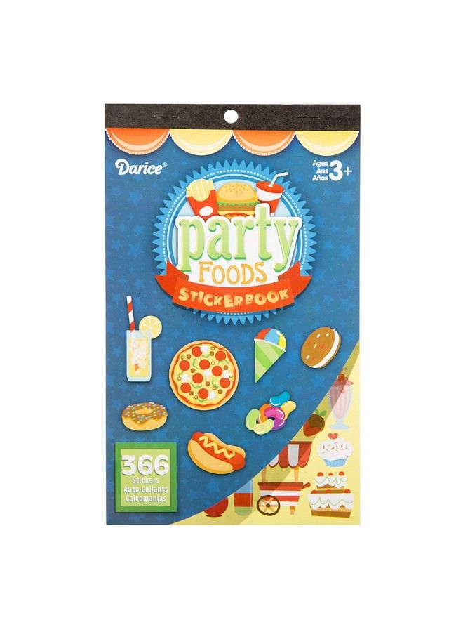Darice Kids: Party Foods 366 Sticker Book Multicolor - Image 2