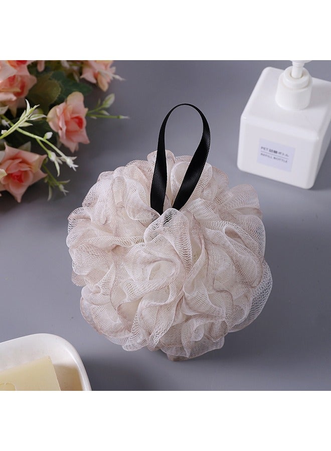 4 Pieces Bath Sponges,Bath Sponges Loofahs,Mesh Pouf Loofahs, for Enhanced Skin Care for Men & Women,Nature-Inspired, Luxurious Bathing Experience  - Image 2