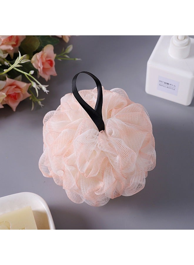4 Pieces Bath Sponges,Bath Sponges Loofahs,Mesh Pouf Loofahs, for Enhanced Skin Care for Men & Women,Nature-Inspired, Luxurious Bathing Experience  - Image 3
