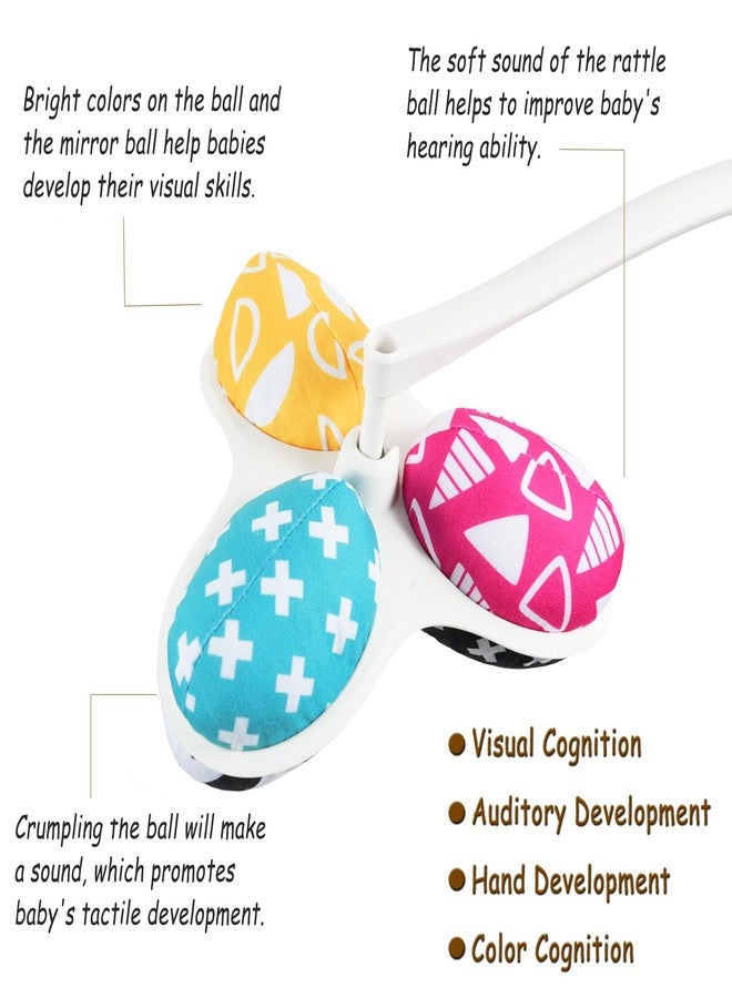Tayerop The Replacement Balls (for Mamaroo Swing) Offer More Interaction and Reversible Ball Options to Complement The Multi-Coloured with MamaRoo Cradle in a Set of 3 Balls - Image 5