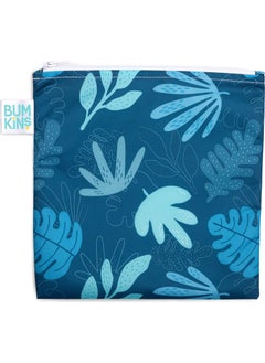 BUMKiNs Large Snack Bag - Blue Tropic 