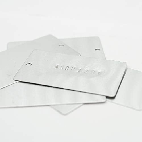 StayMax Aluminum Plant Label Tree Tags Garden Label Tag Outdoor Metal Label Stamping Blanks 25 Pack - Image 3