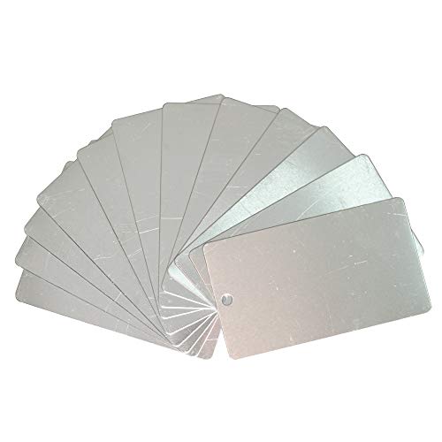 StayMax Aluminum Plant Label Tree Tags Garden Label Tag Outdoor Metal Label Stamping Blanks 25 Pack - Image 1
