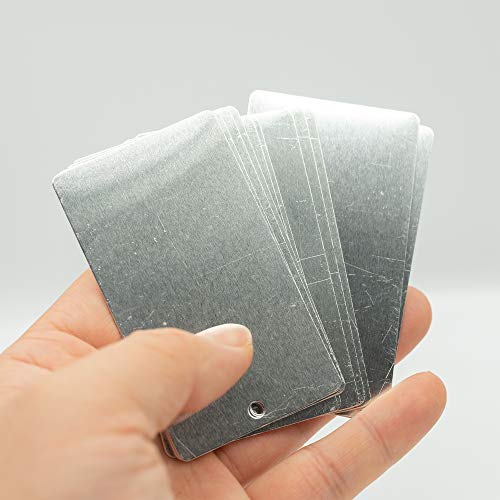 StayMax Aluminum Plant Label Tree Tags Garden Label Tag Outdoor Metal Label Stamping Blanks 25 Pack - Image 5