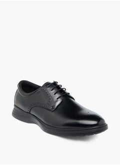 Le Confort Mens Solid Derby Shoes With Lace-Up Closure  - Image 1