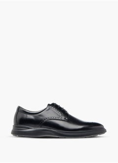 Le Confort Mens Solid Derby Shoes With Lace-Up Closure  - Image 3