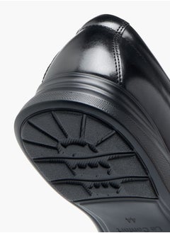 Le Confort Mens Solid Derby Shoes With Lace-Up Closure  - Image 5