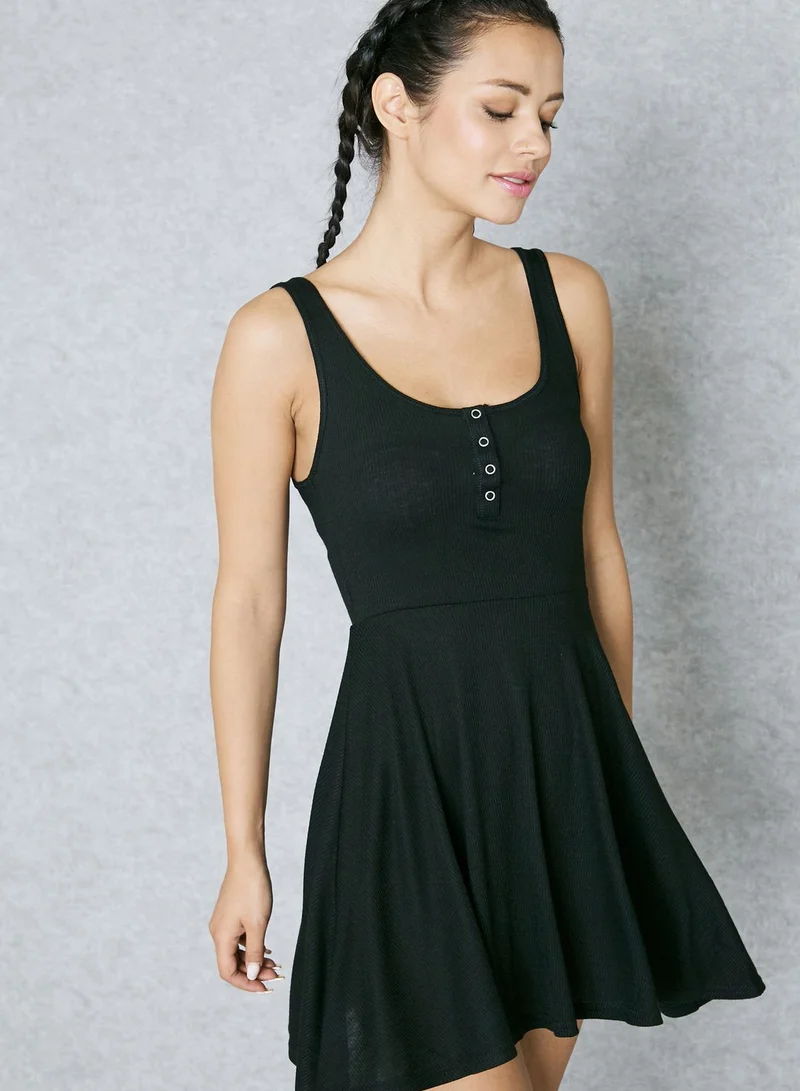 FOREVER 21 Button Detail Cami Dress