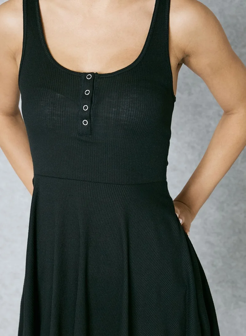 FOREVER 21 Button Detail Cami Dress