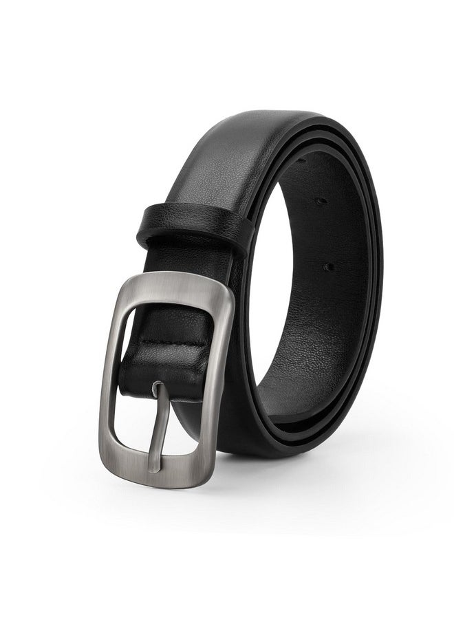 Women Leather Belts For Jeans Pants Blackbrown Waist Dress Belts With Goldsilver Buckles Fit Sizes S To Xl Black Belt With Silver Buckle Fit Waist Size 3337 Inches - pzsku/Z56966C76AC6409255C30Z/45/_/1718271777/66d54a19-0aff-4ca6-8df4-3b7dbbf44372