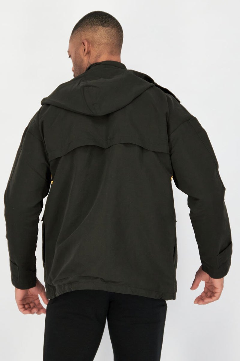 PUMA Men Sportswear Fit Long Sleeve Plain Bomber Jacket, Black  - Image 3