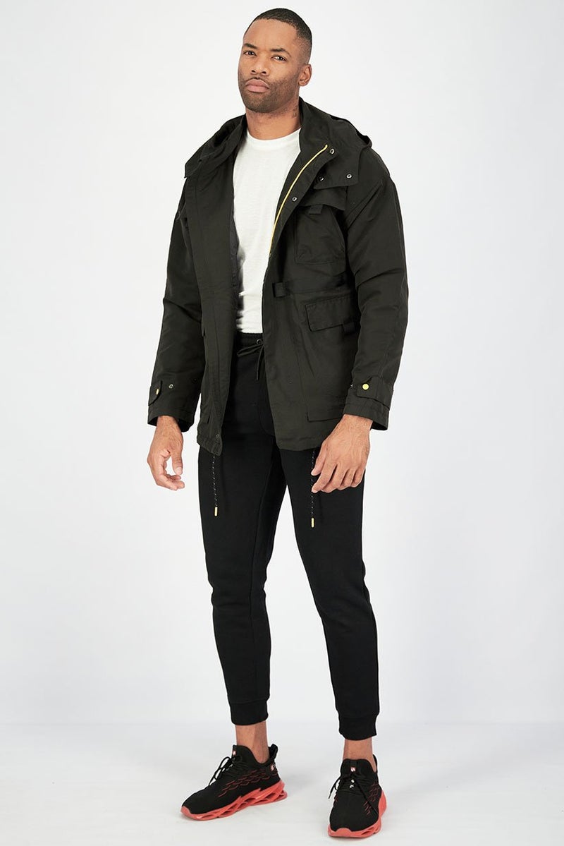 PUMA Men Sportswear Fit Long Sleeve Plain Bomber Jacket, Black  - Image 2