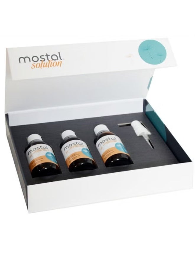 Derma Pella Mostal Hair Loss Solution Kit 3 X 50 ml - Image 3