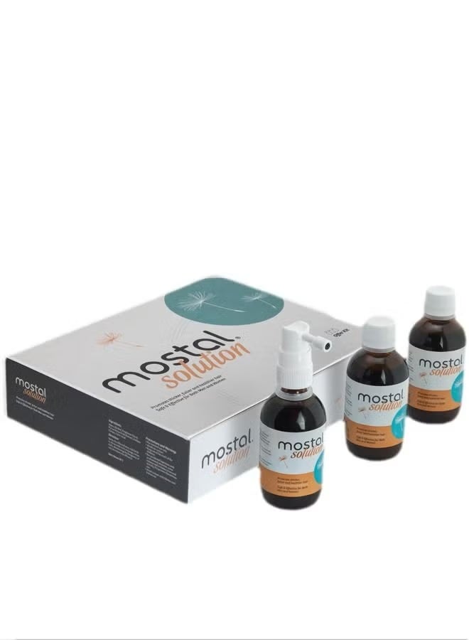 Derma Pella Mostal Hair Loss Solution Kit 3 X 50 ml - Image 5
