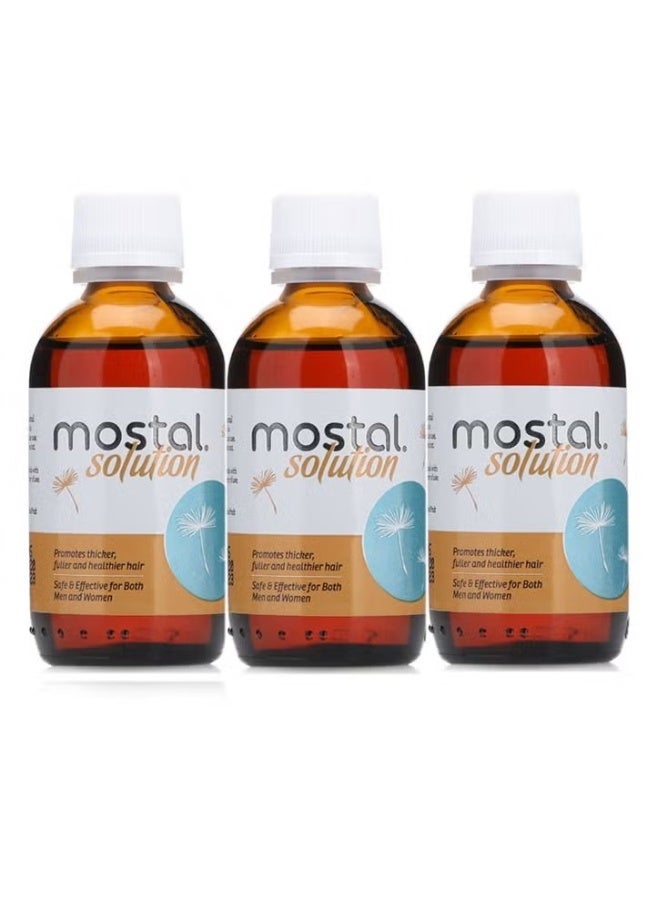 Derma Pella Mostal Hair Loss Solution Kit 3 X 50 ml - Image 4