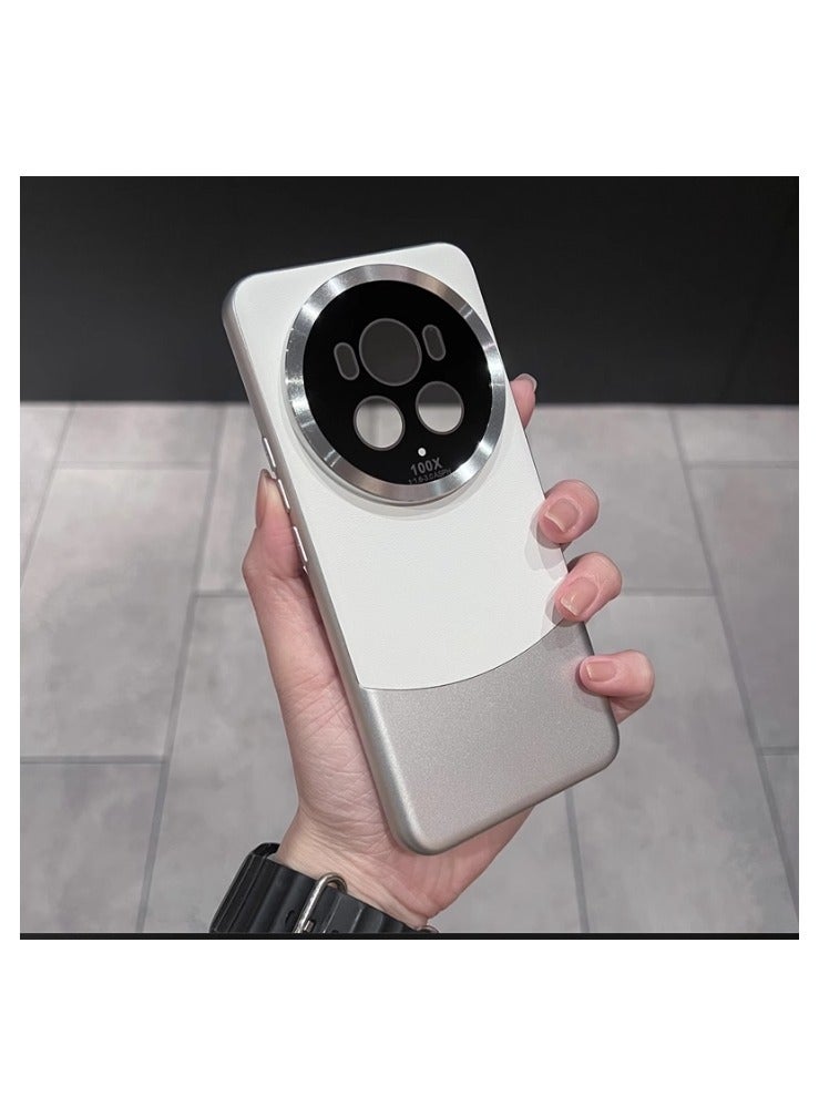 general Vegan leather splicing applicable honor magic 6 pro all-inclusive protective case - Image 1