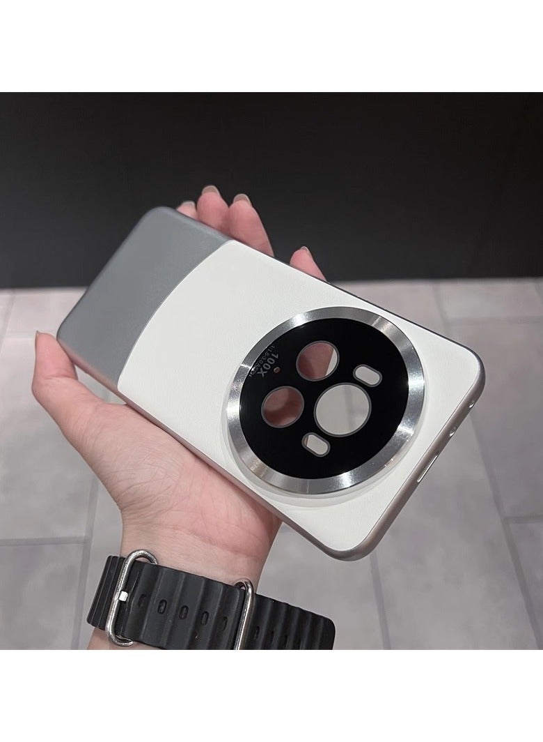 general Vegan leather splicing applicable honor magic 6 pro all-inclusive protective case - Image 2