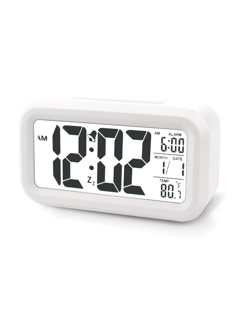 BLOOMING TIME - Time and Temperature Alarm Clock ，Sensor Touch Alarm Clock for Kids Technology Light On Backlight - Image 1