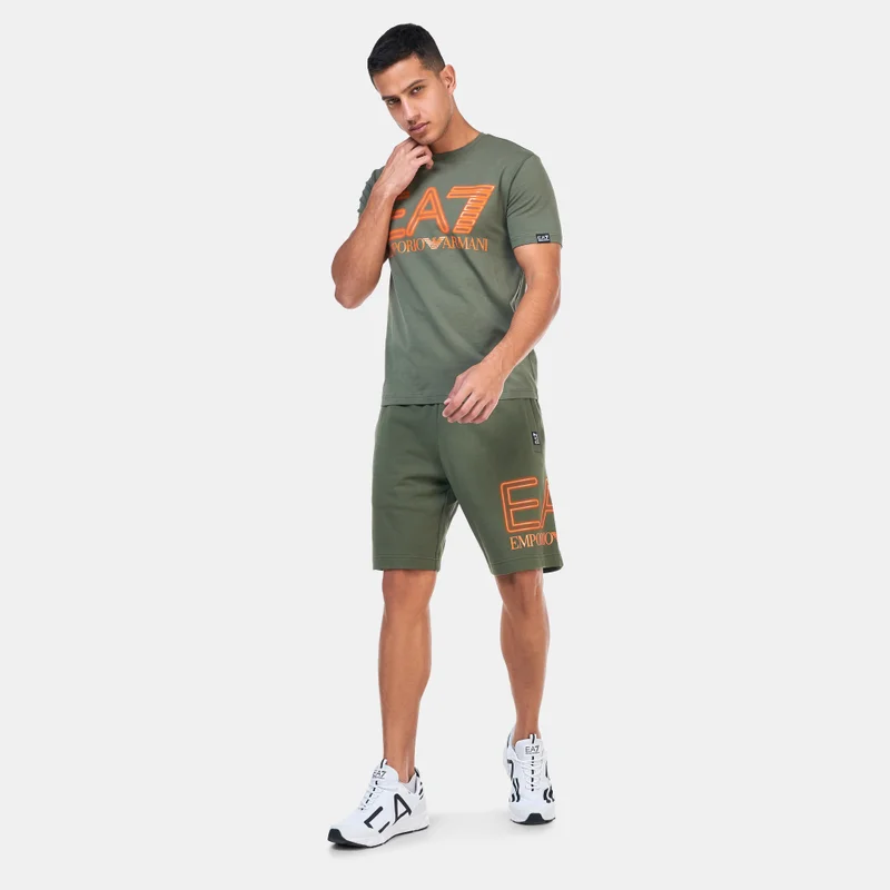 EA7 Emporio Armani Green Men's Logo Series Sweatpants for Men | Best Price UAE