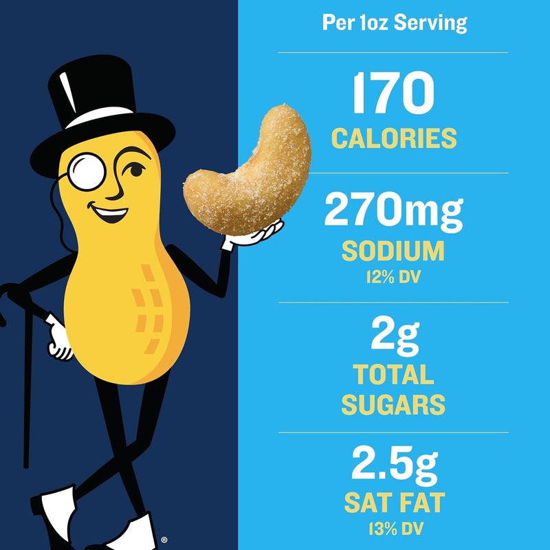 PLANTERS Cashews Salt & Vinegar - 5 Oz Bag of Flavorful Snack - Image 4