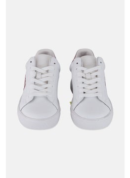 DKNY Women Abeni Arch Lace Up Casual Shoes, White  - Image 4
