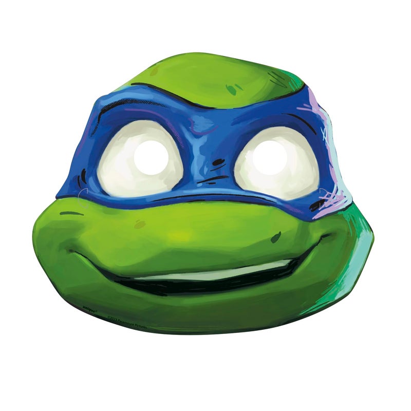 Unique Industries Teenage Mutant Ninja Turtle Mayhem Paper Masks, Set of 8, Boy, Birthday, Christening, Party Supplies - Image 3
