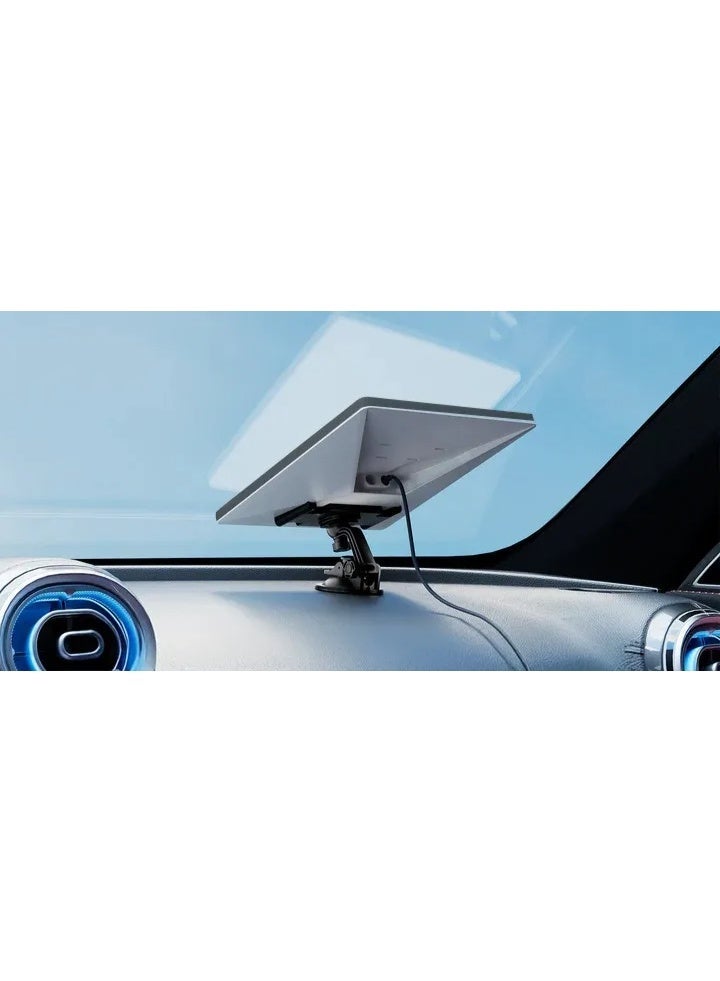 porodo Starlink Mini DC Plug Car Charger / Dual-Port Fast Charging / 3m Cable / Integrated Safety Features / Universal Compatibility - Grey - Image 3