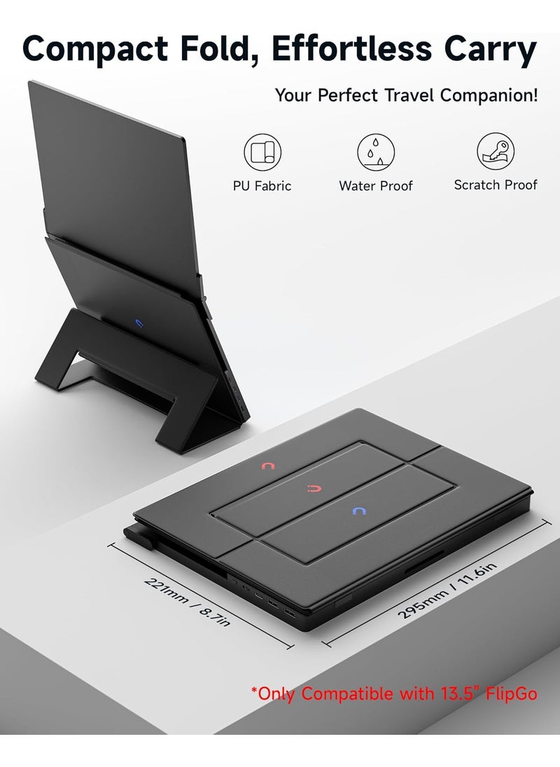 JSAUX JSAUX Leather Stand for FlipGo 135 Portable Monitor  - Image 5