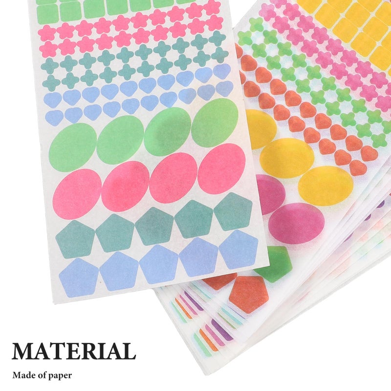 Vintage Washi Stickers Set 12 Sheets Japanese Geometric Decorative Paper Decals for Scrapbooking Journaling DIY Crafts - Image 4