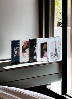 NIBEMINENT 5 Pieces Decorative Books, Faux Books with Hidden Storage, Decorative Books for Bookshelf Coffee Table, Decorative Book Boxes, Hollow  Books for Living Room  - Image 5