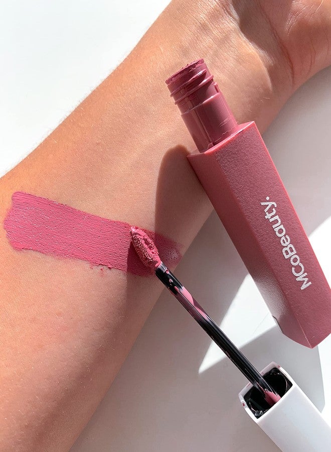 MCoBeauty Ultra Stay Matte Liquid Lipstick - Creamy Formula That Lasts Up To 16 Hours - Delivers Flawless, High-Impact Color In A Matte Finish - Unique Arrow Applicator - Dusty Mauve - 0.16 Oz - Image 3