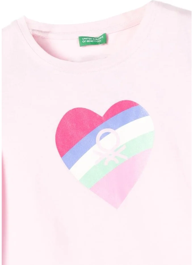 UNITED COLORS OF BENETTON Girls Tshirt BNT-G21231