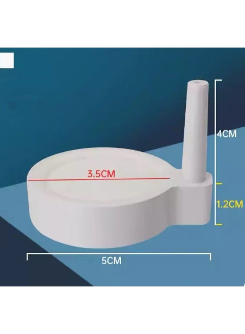 Huangxin 2PCS Aquarium hemisphere air stone suitable for air pump fish tank air stone disc bubble round micro bubble release tool oxygen diffuser suitable for fish tank barrel small pond and DWC system - Image 1