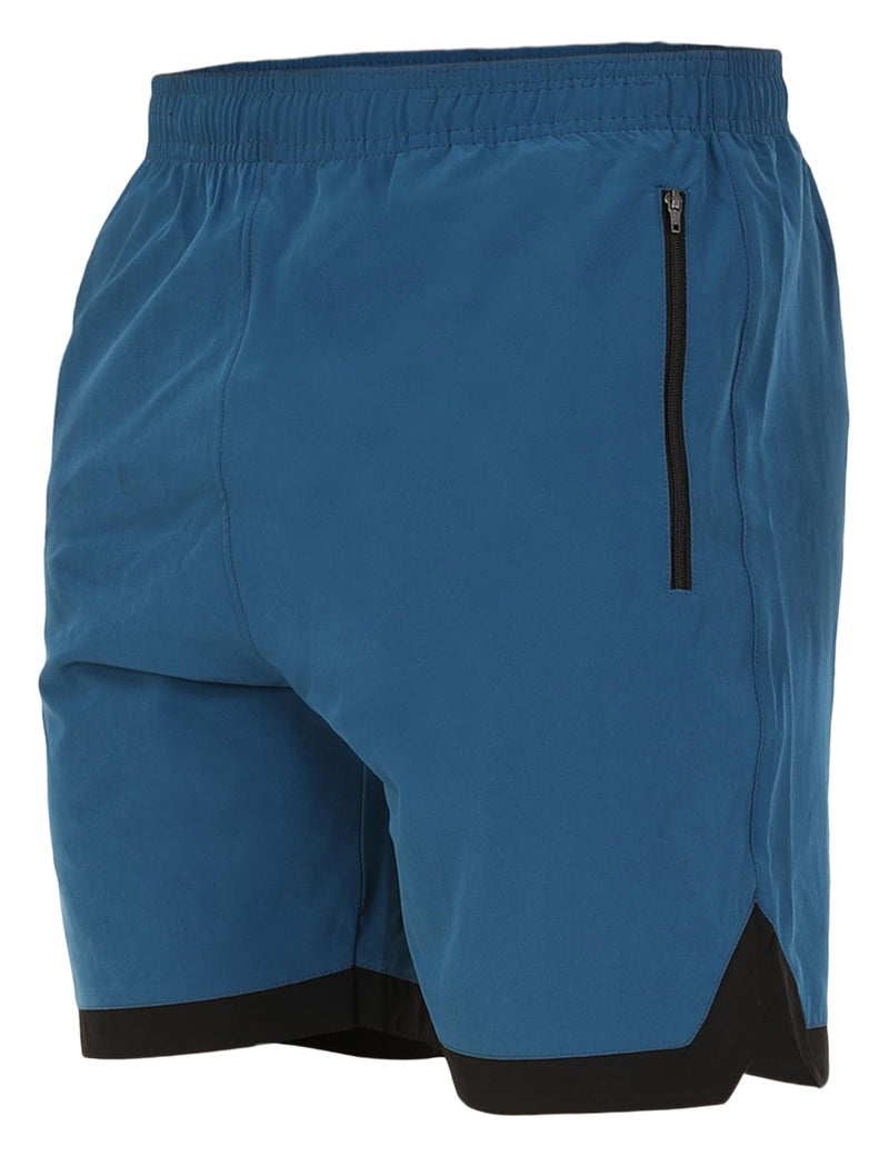 GYMIFIC Athletic Shorts for Men with Pockets and Elastic Waistband Quick Dry Activewear (XXL, T.Blue) - Image 1