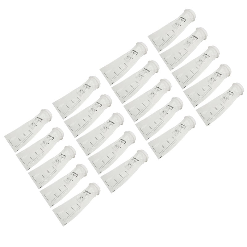 20pcs Disposable Vomit Bag Leakproof Motion Sickness Nausea Bag Travel Emesis Bag for Car White - Image 2