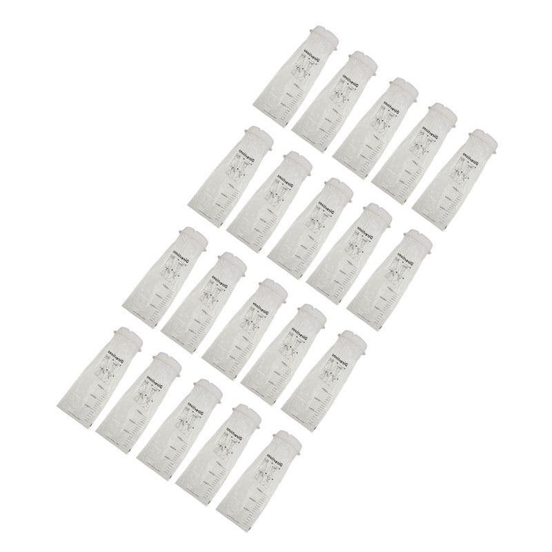 20pcs Disposable Vomit Bag Leakproof Motion Sickness Nausea Bag Travel Emesis Bag for Car White - Image 3