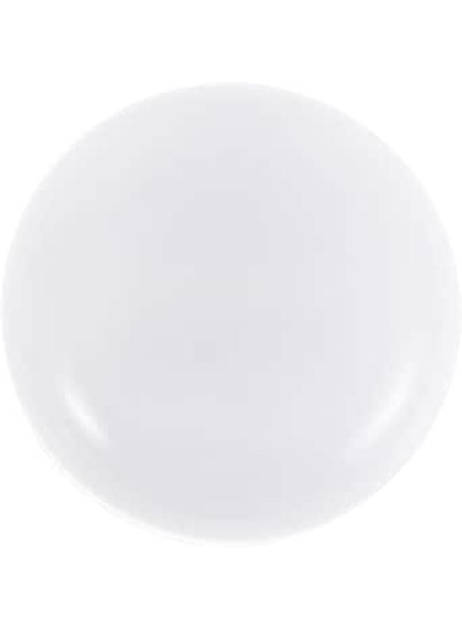 White Round LED Touch Activated Lamp Base Portable Nightlight Stand For Home Display - Image 1