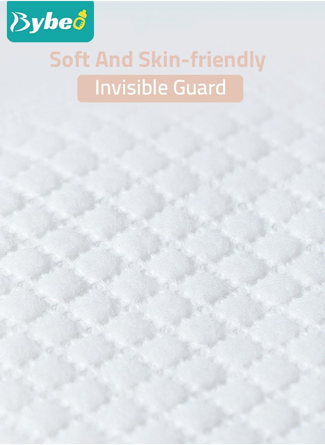 Bybeo - 100-Pieces Disposable Nursing Pads Ultra Thin And Extra Absorbent Vented Leak Proof Nozzle Pad Essentials, Portable And Individually Wrapped - Image 1