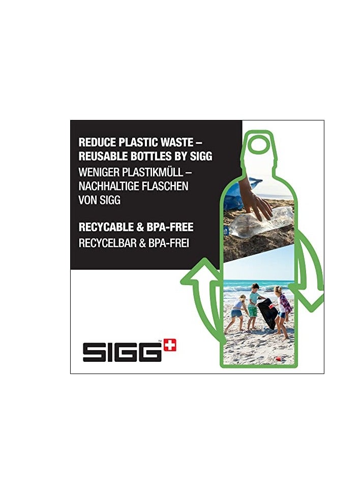 Sigg - Aluminium Water Bottle - Traveller White - Climate Neutral Certified - Suitable For Carbonated Beverages - Leakproof - Lightweight - Bpa Free - White - 0.6 L - Image 2