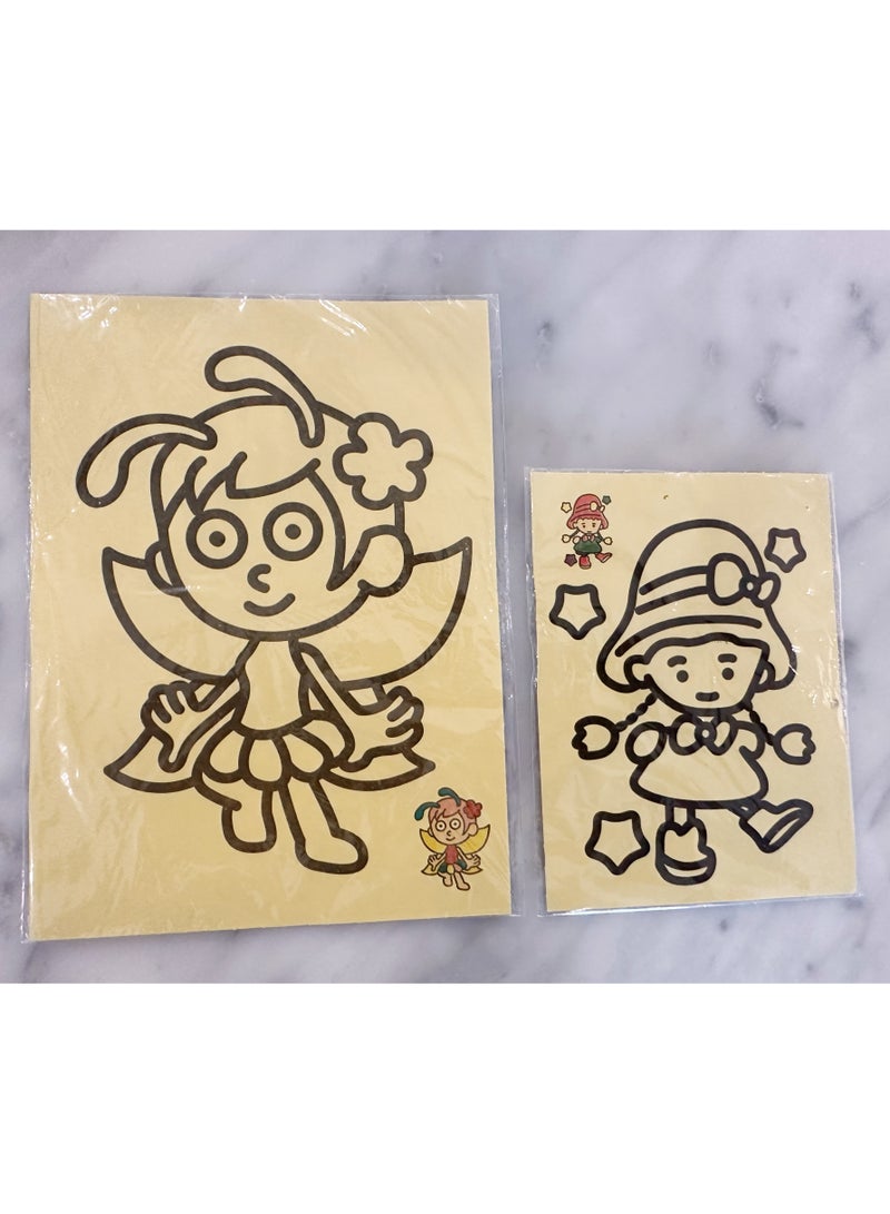 10-Piece DIY Sand Painting，Sand art - Image 2