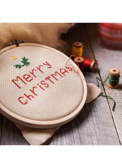 Pllieay 7 Pieces 7 Sizes Embroidery Hoops 4 Inch To 12 Inch Bamboo Circle Cross Stitch Hoop Rings For Craft Sewing And Ornaments  - Image 5