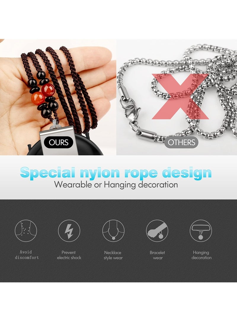 SYOSI Necklace Air Purifier, Personal Air Purifier, USB Rechargeable Travel Size Air Purifier, Portable Wearable Air Purifier for Home, Kids, Adults, Office (Black)  - Image 4
