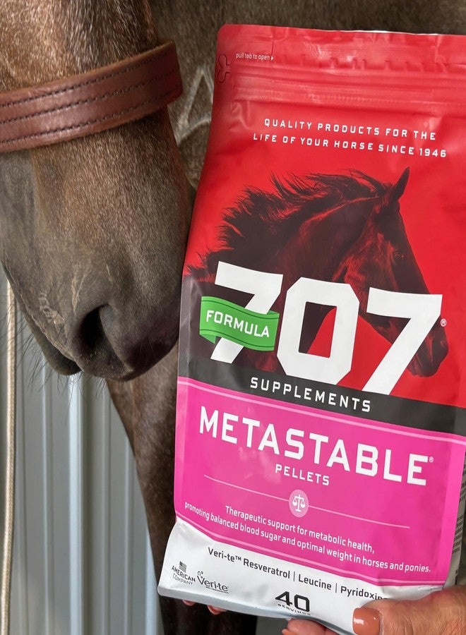 Formula 707 MetaStable Pellets for Horses 5 lb Bag - 40 Servings - University-Studied Support for Horses with Laminitis, Insulin Resistance & Metabolic Disorders - Image 4