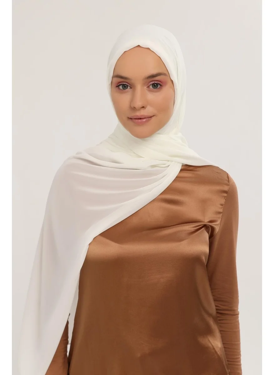 التوبة Ready Practical Luxury Neck Collar Bonnet Chiffon Shawl