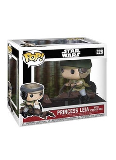 Funko Pop Rides! Star wars: Leia on Speeder Bike With Chase Collectable Vinyl Figure, 23253, 5.5 Inch  - Image 3